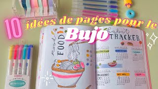 10 IDÉES de pages à mettre ABSOLUMENT dans son BULLET JOURNAL [upl. by Sukramal295]