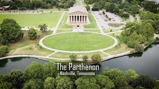 Nashville’s Parthenon Aerial view [upl. by Ogu]