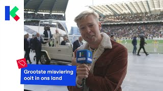 37500 gelovigen in Koning Boudewijnstadion voor Paus Franciscus [upl. by Ogata]