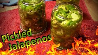 Easy Pickled JALAPENO Pepper Recipe  Crisp and Crunchy Peppers [upl. by Anaujd]