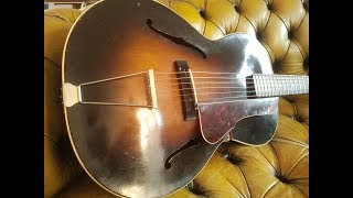 An archtop called Daisy and a Radiotone Mandoline 1930 [upl. by Nissie483]