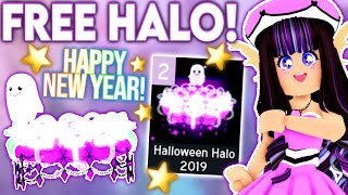 WATCH THIS TO WIN THE RAREST HALO HALLOWEEN HALO 2019 GIVEAWAY ROBLOX Royale High Free Items [upl. by Macguiness]