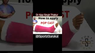 HOW TO APPLY PLASTER CAST FOR ANKLE SPRAINS AND LIGAMENT TEARS [upl. by Aserehc869]