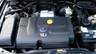 Saab 93 22 TiD 02 engine running [upl. by Baxie]