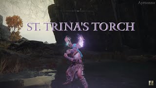 ELDEN RING  Convergence Mod Weapon Showcase  St Trinas Torch Effect Reworked [upl. by Gaspard]