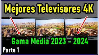 MEJORES TELEVISORES 4K DE GAMA MEDIA 2023  2024  PARTE 1 [upl. by Allehcim149]