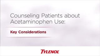 Acetaminophen Patient Education  TYLENOL® Professional [upl. by Liane]