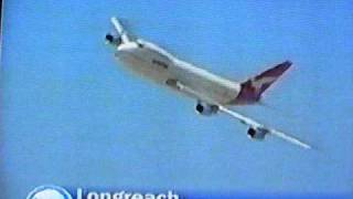 Qantas 747 landing at Longreach [upl. by Aysahc616]