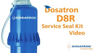 Dosatrons D8R Service Video Using Seal Kit 8PJ052 [upl. by Campman318]