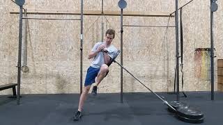 Landmine Lateral Squat [upl. by Atterol]