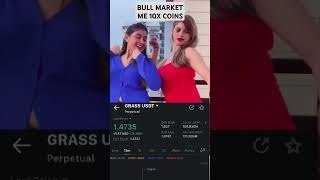 GRASS USDT l Grass usdt BULL MARKET TRENDING COINS bitcoinbullrun trading [upl. by Llednek]