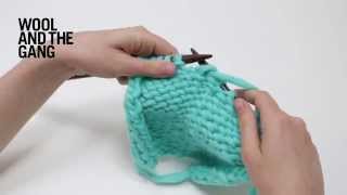 How to make a purl decrease that leans to the right [upl. by Aklim]