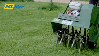 How to use a Lawn Aerator [upl. by Oijimer]