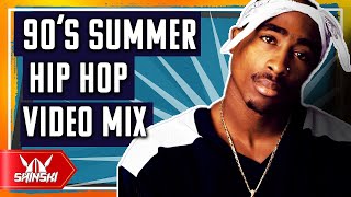 Best of 90s Hip Hop Summer Hits Clean Video Mix  Dj Shinski 2 pac Notorious BIG Snoop dogg Dre [upl. by Zeidman504]