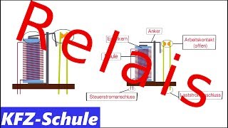 Relais  Steuerstrom und Laststrom  Erklärung [upl. by Ful]