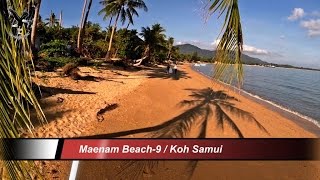 Maenam Beach9  Koh Samui Thailand overflown with my drone [upl. by Znieh]