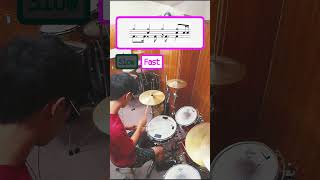 Polyrhythm  Polyrhythmic Beat drumlessons drumming drums [upl. by Ybeloc764]