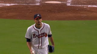 Charlie Morton punches out 8 Rockies over 5 innings on 9424 [upl. by Ahtenak]