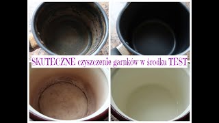 Jak skutecznie wyczyścić garnki w środku 🥘 TEST trzech sposobów Uporządkowana [upl. by Emia363]