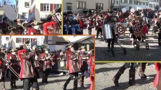 Fasnacht Umzugs Carnaval RapperswilJona SG Switzerland  23022014  Teil 1 [upl. by Dori5]