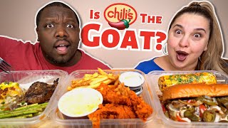 Trying CHILIS Items Weve NEVER Had Before Food Review [upl. by Inaffit953]