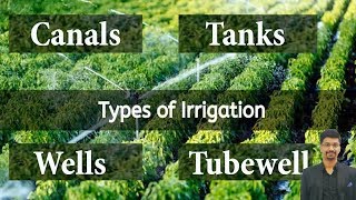 Different Types of irrigation SystemCanalsWellsTubewellTanks GS3 PAPER4 part1 [upl. by Wainwright416]