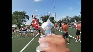 University of Wisconsin Marching Band A Grande Opener Halftime Flügel POV 82424 [upl. by Lewak]