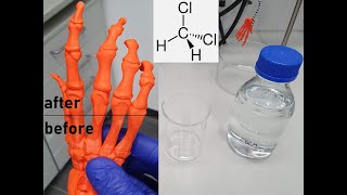 easy smoothing of PLA 3D prints solvent method [upl. by Dulcine]