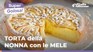 TORTA della NONNA con le MELE Un dolce incredibile da provare subito 🍏🥧💛 [upl. by Blithe965]