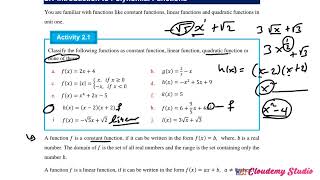 INTRODUCTION POLYNOMIAL FUNCTION grade 10 math unit two [upl. by Pauwles451]