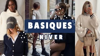 LES BASIQUES MODE À AVOIR CET HIVER 2024 ❄️⛄ [upl. by Ayetal792]