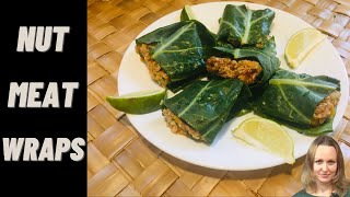 Nut Meat WRAPS  Raw Vegan WholeFood PlantBased  Vegan [upl. by Idnim667]