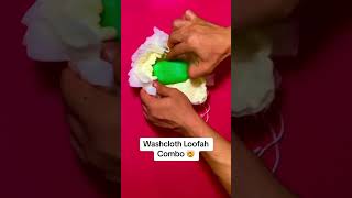 Wait Washcloth Loofah amp Soap insert [upl. by Nauqahs]