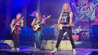 Iron Maiden quotThe Trooperquot live Greensboro 2022 4K UHD [upl. by Nhar]