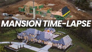 Complete Mansion Build TimeLapse  Multimillion Dollar St Louis Estate [upl. by Wellington431]