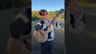 Marcin plays fly me too the moon on one guitar [upl. by Oemor]