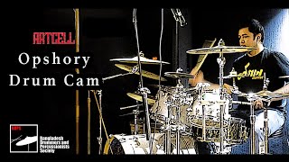 Artcell Opshori  Kazi Asheqeen Shaju Drum Cam  HD Quality [upl. by Olcott478]