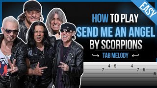 Send Me an Angel  Scorpions  TAB EASY [upl. by Fancie]