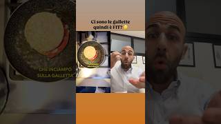 Ci sono le gallette quindi è FIT 🤔 ricetta ricettafit fit ricette dieta divertente ironia [upl. by Okuy]