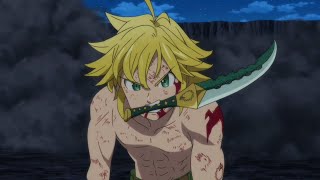 Meliodas vs ten commandments twixtor  time remap check desc [upl. by Okeim348]