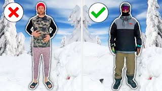 Everything You Need To Wear Snowboarding [upl. by Tome]