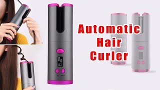 Wireless Automatic Hair Curler [upl. by Eyks]