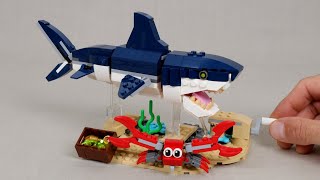 Swimming LEGO Shark  Demonstration [upl. by Ociram]