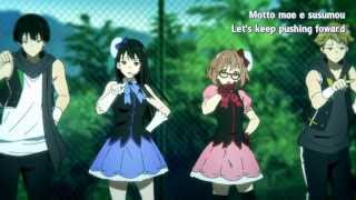 Kyoukai no Kanata Idols song  Yakusoku no kizun eng sub with lyrics HD [upl. by Rollo48]