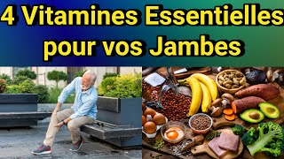 Ces 4 Vitamines Clés pour Booster la Circulation Sanguine dans vos Jambes [upl. by Arbmat]