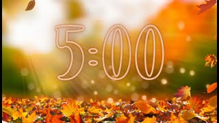 5 Minute Fall Countdown Timer [upl. by Vel651]