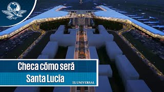 Así será el aeropuerto de Santa Lucía [upl. by Rafaelia]