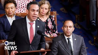 WATCH LIVE House Democratic leaders hold news briefings as Republicans near control of Congress [upl. by Hpesoj]