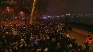 London Fireworks on New Years Day 2009  New Year Live  BBC One [upl. by Seravart416]