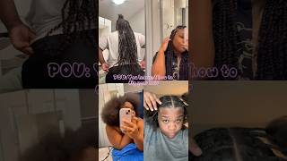 DIY Passion twist💖 passiontwist hairstyle diyhair blackfemaleinfluencer [upl. by Otilesoj]